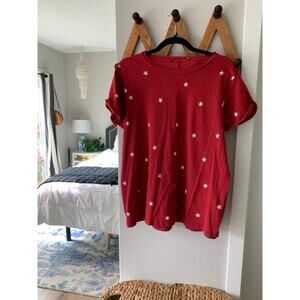 Wildfox Red Star T-Shirt SZ Medium